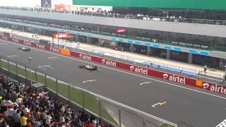 preview picture of video '2013 Indian Grand Prix Start F1'