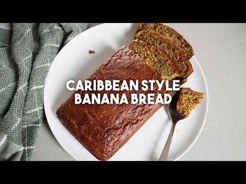CARIBBEAN SYLE BANANA BREAD | Moist and flurry