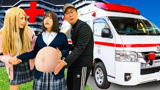 HUNTER × HUNTERネタを持ってくるとは笑 - 女子高生が妊娠発覚!?緊急出産で救急搬送されました・・・・・【寸劇】