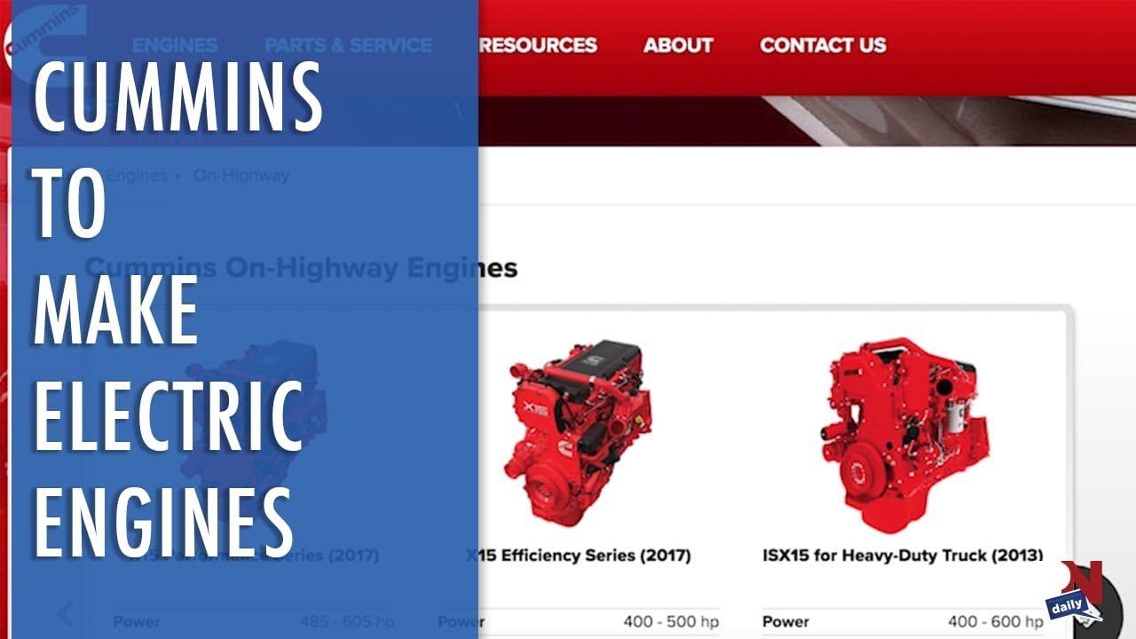 Cummins Developing An Electric Engine?
