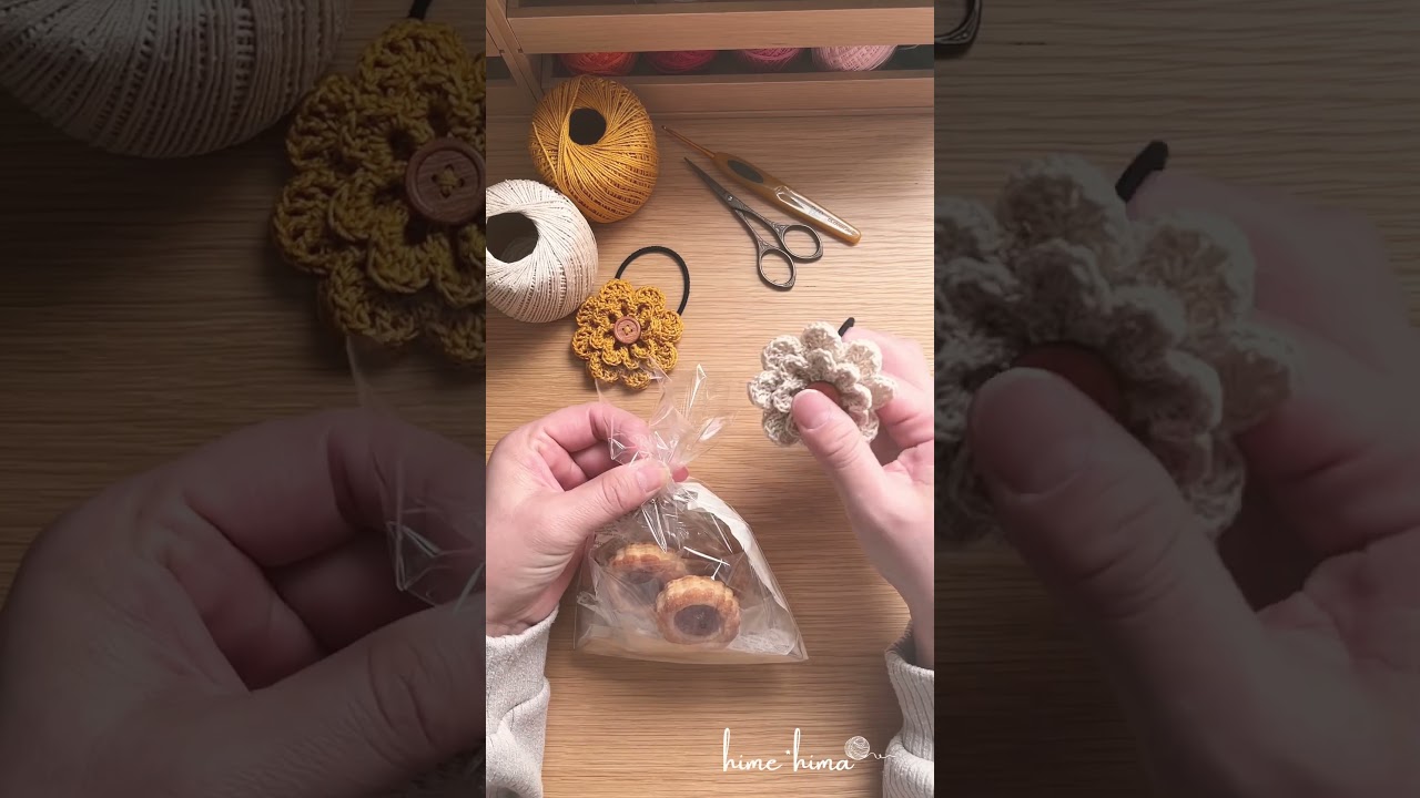 無印良品のおやつをラッピング