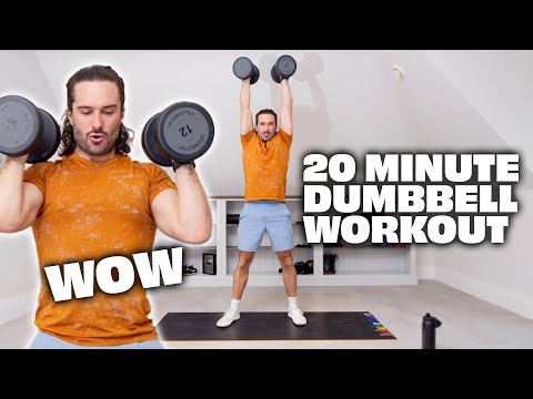 20 Minute Full Body Dumbbell HIIT | The Body Coach TV