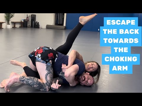 ESCAPING BACK CONTROL BY BEATING THE TOP HOOK!