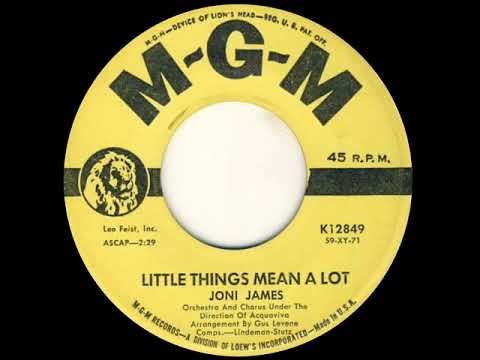 Joni James Little Things Mean A Lot MGM 12849, 11 59