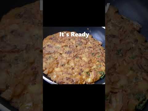 Easy Breakfast Recipe | Potato Omelette Recipe | Healthy Breakfast for kids  #shorts