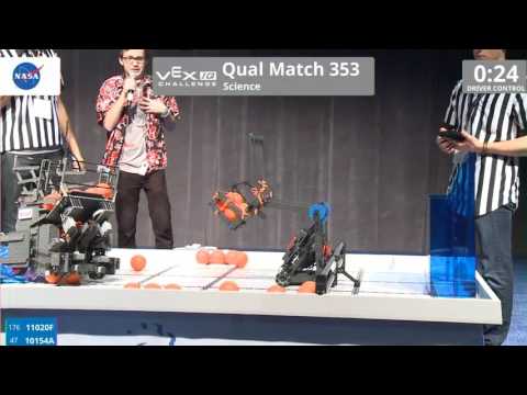 VEX Worlds 2016 - VEXIQ Middle School - Science - Qual 353 (11020F 10154A) 48