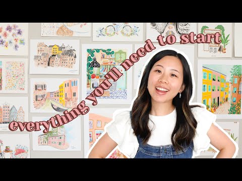 Art Supplies for Beginners: 🎨 Watercolor, Gouache & Colored Pencils