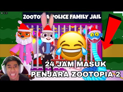 24 JAM MASUK PENJARA ZOOTOPIA 2 😂