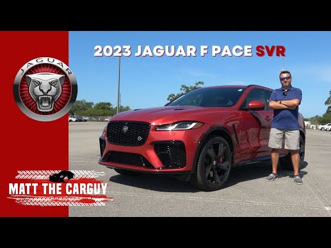 2023 Jaguar F-Pace SVR is the BEAST!! Full review and test drive.
