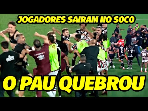 “O CARA ENFIOU O S0CO NO VASCAÍNO..QUEBRA PAU GERAL!” O MOTIVO DA BRlGA ENTRE VASCO E FLUMINENSE 