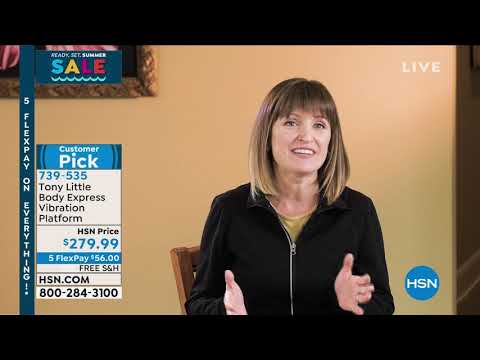 Tony Little Body Express Vibration Platform with 2 DVDs