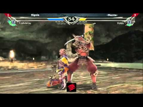 Evo 2013 Soul Cailbur V Winner's Finals: Manta (Voldo) vs Signia (Yoshimitsu)