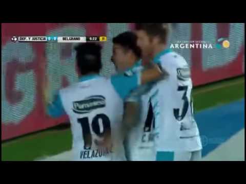 Gol de Claudio Bieler de penal / Belgrano 2 - 1 Defensa y Justicia