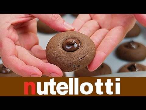NUTELLOTTI FATTI IN CASA DA BENEDETTA - Homemade Nutella Truffles Cookies