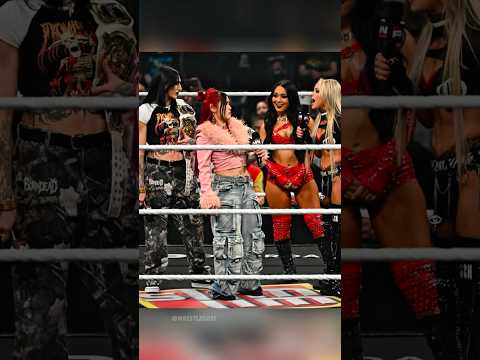 Tag Team Chaos on RAW! 🔥 RHIYO, Liv, Roxanne, Bayley & Kabuki Warriors Brawl #WWE