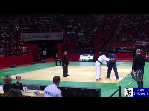 Judo 2010 Grand Slam Paris: Audrey Tcheumeo (FRA) - Akari Ogata (JPN) [-78kg].
