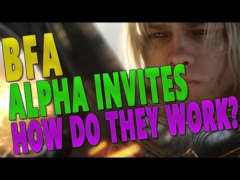 BATTLE FOR AZEROTH (BfA) ALPHA INVITES - Who & How They Got Invited | List of Things To Do