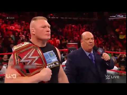 WWE Raw 8th January 2018 Brock Lesnar, Kane, Braun Strowman Brawls Backstage
