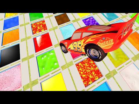 BEST of Cars Jumping into Pools & Liquids - BeamNG.drive