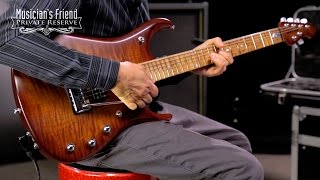 Video thumbnail for Ernie Ball Music Man JP15 Roasted Quilt Maple Top Six-String Electric Guitar by Musician's Friend