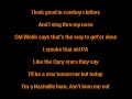 Webb Wilder -  Nashville Bum - clay wood karaoke