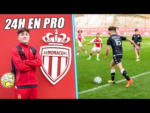 I'm becoming a PROFESSIONAL FOOTBALLER for 24 HOURS at AS MONACO! 😲 (Kylian Mbappé was trained he...