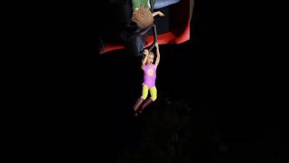 The high heels trick that ended in disaster #rollercoaster #ride