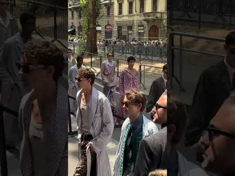 Dolce and Gabbana took it's Pajamas Party to the Streets #dolceandgabbana #dgmen #dolce #fashion