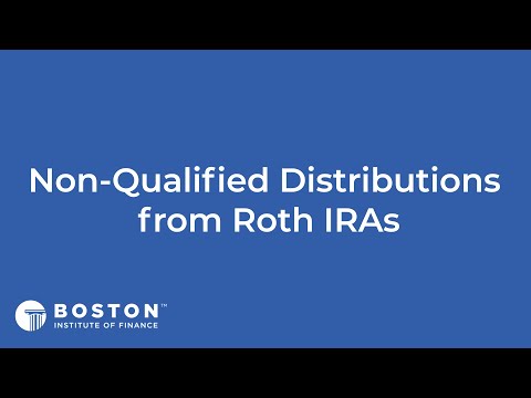 YouTube video about Unlock the Mystery of Roth IRA Non-Qualified Distributions