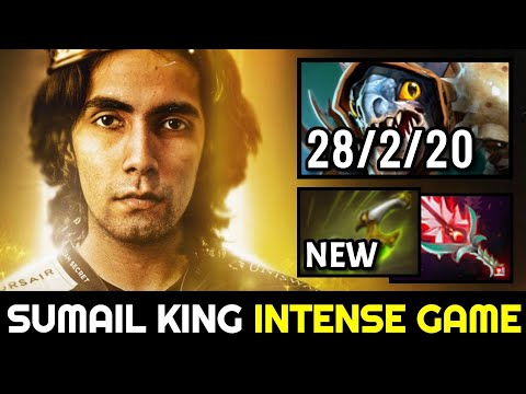 SUMAIL Slark vs 80,000 Damage Ember Spirit — Swift Blink Build Intense Game Dota 2