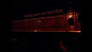 preview picture of video 'Providence and Worcester Night Operations in Niantic, Connecticut'