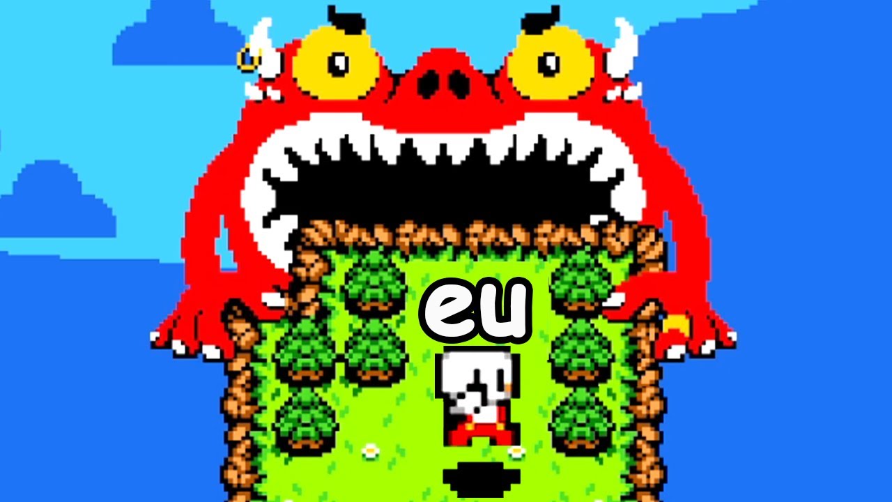 um MONSTRO que engole tudo enquanto eu FUJO