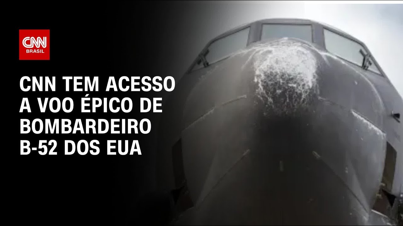 CNN tem acesso a voo épico de bombardeiro B-52 dos EUA | CNN PRIME TIM