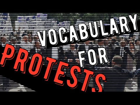 How to Pronounce American Protest Vocabulary and Definitions