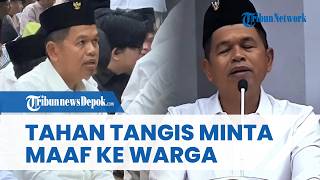 Gubernur Jabar Dedi Mulyadi Minta Maaf saat Salat Ied, Akui Malu Belum Sejahterakan Rakyat