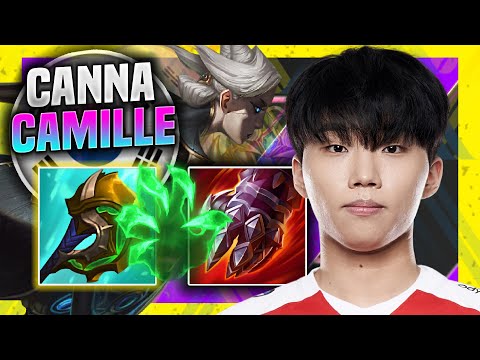 CANNA IS A MONSTER WITH CAMILLE! - T1 Canna Plays Camille Top vs Gwen! | Season 11