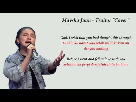 Maysha Juan - Traitor (Lirik Terjemah) | X Factor Indonesia 2021 Audisi
