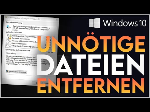 Windows 10 schneller machen - unnötige Dateien entfernen