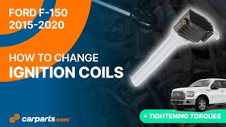 How to replace the Ignition Coils 2015 - 2020 2.7 Ford F-150 🚗
