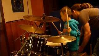 Ben's drum lesson with Stuart from Skinny Mammoth Studios