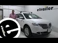 Test Fit Custom DK Fit Kit For 4 Rhino Rack 2500 Series Roof Rack Legs On A 2015 Lincoln MKX