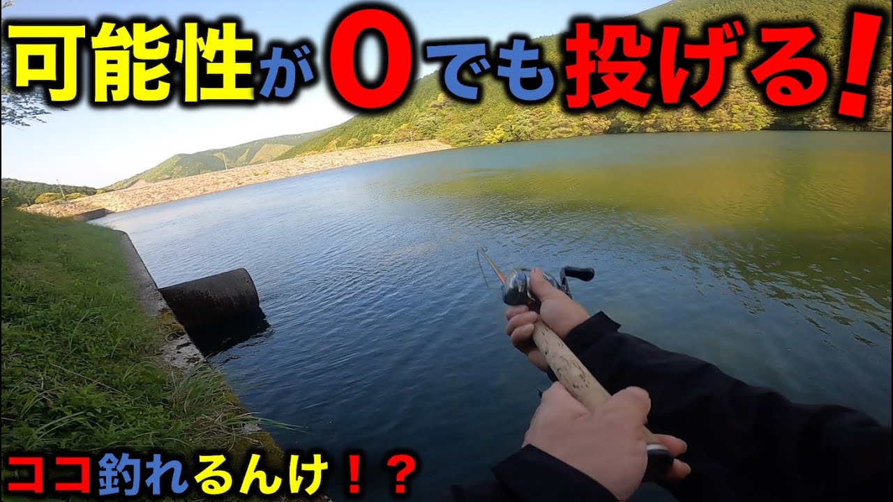【バス釣り】可能性が０％思って投げたら！？