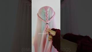 Easy hairstyle for girls 🎀 #braids #beauty #hair #viral #hairstyles