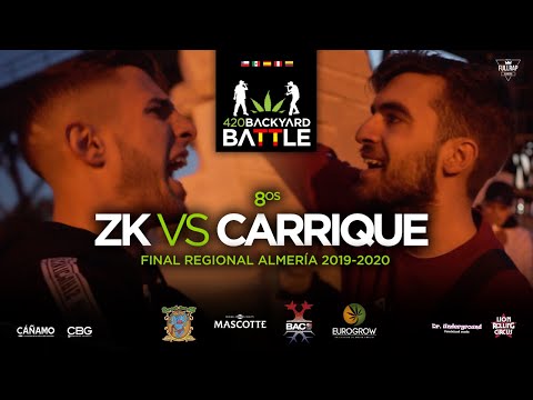 ZK vs CARRIQUE. 8os. Final Regional Almería 2020. 420 Backyard Battle