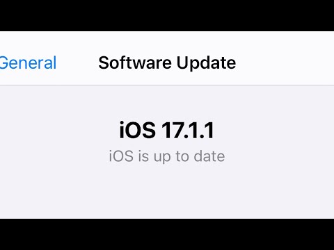 How To Install Software Update iOS 17.1.1