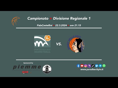 HIGHLIGHTS DIVISIONE REGIONALE 1 2023-2024 - PONTEVECCHIO BASKET vs. BASKET SPELLO SIOUX