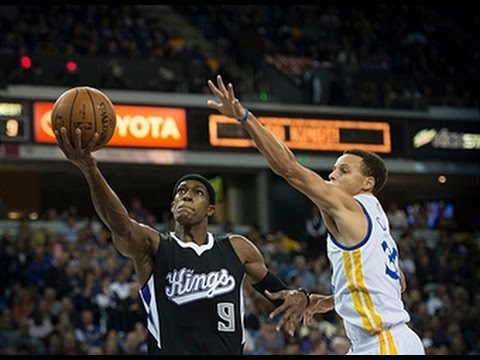 Steph Curry and Rajon Rondo Duel in Sacramento!