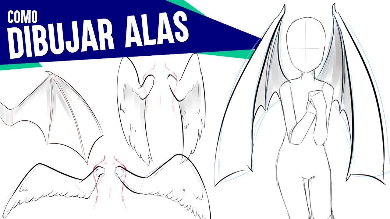 ✎HOW TO DRAW WINGS FOR YOUR CHARACTERS | DRAWING TUTORIAL | BGM94