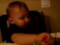 Brayden Eating Pudding On His Own