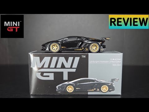 Feature Image thumbnail for the video blog It's Back, I'm Not Mad!  Mini GT - LBWK Lamborghini Aventador LE Matte Black - REVIEW by  booster_diecast